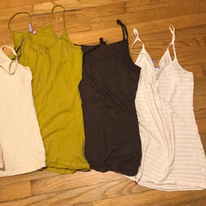 CREAM STRIPE Spring Earth Tone -Emma & Sam Tank-LF